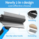 [ 2 In 1 Design ] Undercoat Rake For Dogs,Dog Deshedding Brush For Large Dogs,Dematting Comb & Deshedding Tool For Long Hair Cats，Pet Hair Grooming Brush, Clear Mats Tangles, Reduces Shedding By 95%