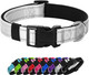 Reflective Dog Collar Padded With Soft Neoprene Breathable Quick Release Basic Dog Collars For Puppy Small Dogs Girl Boy Xs Silver