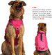 Pet Artist Reflective Tactical Dog Vest Harness With Handle & Clip - German Shepherd Harness - Adjustable Dog Tactical Harness Hot Pink For Medium Large Dogs M