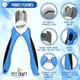 Pet Craft Supply Dog & Cat Pets Nail Clippers And Trimmers - With Safety Guard To Avoid Over Cutting, Bonus Nail File - Essential Puppies Supplies Grooming Kit