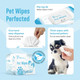 100 Dog Wipes For Paws And Butt Ears Eyes Unscented Organic Hypoallergenic Pet Wipes For Dogs With Aloe Vera Dog Wipes Cleaning Deodorizing Extra Thick Dog Paw Wipes Dogs Cat Puppy Pets