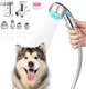 Dog Shower Attachment, Dog Shower Sprayer Attachment Set With Diverter Valve, Dog Shower Brush For Bathroom Shower Arm, Pet Bathing Tool, For Dog And Cat Grooming, Indoor & Outdoor