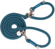 Dog Training Leash For Dogs Durable Leashes For Dog - Easy To Use Dog Running Leash Hands - Dog Leads For Yard With Lockable Hook - Green Nylon Dog Slip Lead 5 Ft