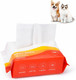 Pet Cotton Tissue For Pet Cleaning Brush Cats Dogs Wipes For Pet Paw Eye Stains Ear Coat Extra Strong Soft Portable
