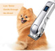 Dog Clippers For Grooming For Thick Heavy Coats, Cordless Low Noise Hair Trimmers With Metal Blade, Rechargeable Dog Shaver For Small & Large Dogs Cats, Silver Dog Clippers For Grooming For Thick Heavy Coats, Cordless Low Noise Hair Trimmers With Metal Blade, Rechargeable Dog Shaver For Small & Large Dogs Cats, Silver