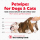 Petkin Pet Wipes For Dogs And Cats, 100 Large Wipes - Removes Dirt & Odor Like Washing Hands - Cleans Ears, Face, Butt, Eye Area - Convenient, Ideal For Home Or Travel - 1 Pack Of 100 Wipes