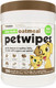 Petkin Mega Petwipes, 200 Wipes - Oatmeal Pet Wipes For Dogs And Cats, Use On Face, Paws, Ears, Body And Eye Area - Ideal For Home Or Travel