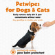 Petkin Big N' Thick Paw Wipes For Dogs, 100 Large Wipes (4 Pack) - Clean Dirty Paws After Walks, With Paw Balm Protectant - Keep Floors And Furniture Clean - Ideal For Home Or Travel - Orange Scent