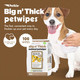 Petkin Pet Wipes For Dogs And Cats, Oatmeal, 100 Wipes (Large) For Dogs And Cats - Soothes Itchy Dry Skin And Cleans Ears, Face, Butt, Body And Eye Area - Idea For Home And Travel
