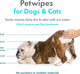 Petkin Plant-Based Petwipes, 200 Wipes - Biobased, Sustainable, Big & Thick Pet Wipes For Dogs & Cats - For Face, Paws, Ears, Body & Eye Area - Consciously Cleans & Conditions - Vanilla