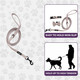 Dog Collar With Bow Tie And Tangle- Dog Leash Set, Adjustable Soft And Comfy, Perfect For Playful Pups (Extra Small, Beige) (Set Of 3)