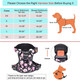 Petmolico No Pull Dog Harness Set, 2 Leash Attchment Easy Control Handle Reflective Vest Dog Harness Medium Breed, Medium Dogs Harness And Leash Set With Poop Bag Holder, Medium Pink Rose