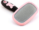 Slicker Brush, Petpawjoy Dog Brush Gently Cleaning Pin Brush For Shedding Dog Hair Brush For Small Dogs Puppy Yorkie Poodle Rabbits Cats-Large, Pink Slicker Brush, Petpawjoy Dog Brush Gently Cleaning Pin Brush For Shedding Dog Hair Brush For Small Dogs Puppy Yorkie Poodle Rabbits Cats-Large, Pink