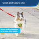 Petsafe Nylon Dog Leash - Strong, Durable, Traditional Style Leash With Easy To Use Bolt Snap - 3/4 In. X 4 Ft., Red