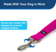 Petsafe Nylon Dog Leash - Strong, Durable, Traditional Style Leash With Easy To Use Bolt Snap - 3/4 In. X 6 Ft., Raspberry Pink