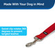 Petsafe Nylon Dog Leash – Strong, Durable, Traditional Style Leash With Easy To Use Bolt Snap For Small, Medium And Large Dogs – 3/8 X 6', Red