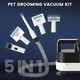 Pettom Dog Grooming Kit 2.5L Large-Capacity, Dog Vacuum Brush For Shedding Grooming, Low Noise 5 Pet Grooming Tools For Dogs Cats (Dog Grooming Kit) Pettom Dog Grooming Kit 2.5L Large-Capacity, Dog Vacuum Brush For Shedding Grooming, Low Noise 5 Pet Grooming Tools For Dogs Cats (Dog Grooming Kit)