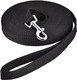 Pettom Dog Training Leash Long Line Puppy Obedience Recall Lead For Dogs Agility Lead Black 30Ft 50Ft 65Ft 10Ft 15Ft Great For Play Camping Beach Backyard(Xl 50Ft, Black)