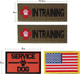 Service Dog Patch For Vest Harness Backpack K9 Morale Badge Tactical Hook And Loop In Training Usa Back Embroidered Tag