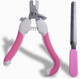 Pick Up Professional Pet Nail Clippers And Trimmer - Best For Dogs, Small Cats And Any Small Pets To Avoid Cutting Too Short (Pink)