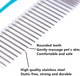 Pet Comb, Stainless Steel Teeth Comb For Dogs & Cats, Pet Hair Comb For Home Grooming Kit, Removes Knots, Mats And Tangles, 7 1/4