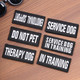 6 Pieces Removable Tactical Dog Harness Service Dog Vest Patches Do Not Pet In Training Dog Patches & Emotional Support Dog Patches (4.3 X 1.6 Inch) 6 Pieces Removable Tactical Dog Harness Service Dog Vest Patches Do Not Pet In Training Dog Patches & Emotional Support Dog Patches (4.3 X 1.6 Inch)