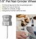 Jumbo Diamond Dremel Dog Nail Grinder Attachment, Diamond Dremel Bits Sanding Drums, Faster Dremel Diamond Bit For Dog Nails, 1/8'' Diamond Dremel For Dogs&Pets Nail Care, Home Dog Nail Grinder Tools