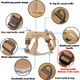 Plutus Pet Tactical Dog Harness, All Metal Buckles, No Pull Service Dog Vest With Handle, Adjustable Military Dog Harness With Hook & Loop Panels, For Small Medium Large Dogs, Khaki, Xl