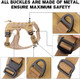 Plutus Pet Tactical Dog Harness, All Metal Buckles, No Pull Service Dog Vest With Handle, Adjustable Military Dog Harness With Hook & Loop Panels, For Small Medium Large Dogs, Khaki, Xl