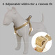 Plutus Pet No Pull Dog Harness, Release At Neck, Adjustable Reflective No-Choke Dog Vest Harness, Soft Padded With Easy Control Handle, For Small Medium Large Dogs (S, Orange)