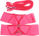 Popetpop Pink Microfiber Dog Harness & Leash Set, Xl, Adjustable, No-Pull, Escape Proof, Integrated Design, Comfortable, For Small Dogs & Cats