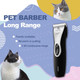 Silent Pet Hair Clippers Set - Cordless, Rechargeable Electric Grooming Tool For Dogs, Cats, And Pets