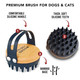 Pride And Groom Bath Brush – Dog Brush With Silicone Teeth & Bamboo Base To Release Debris & Undercoat, Stimulate Natural Skin Oils, Detangle, & Massage In And Out Of Tub For Healthy Coat Pride And Groom Bath Brush – Dog Brush With Silicone Teeth & Bamboo Base To Release Debris & Undercoat, Stimulate Natural Skin Oils, Detangle, & Massage In And Out Of Tub For Healthy Coat