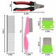10 Pieces Pet Grooming Brush And Combs Set, Pet Grooming Gloves, 2-In-1 Steel Combs For Dogs And Cats, Metal Flea Comb For Cats, Dog Nail Trimmer, Dog Finger Toothbrush