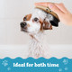 Dry Pet Body Brush - Nylon Bristle Dry Skin Exfoliating Brush - Efficient Pets Hair Remover - Dog Washing Brush - Dry Grooming Brush For Short Hair Dogs & Cats & Horses