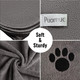 Microfiber Dog Towels For Drying Dogs, Super Absorbent And Soft Pet Grooming Towel, 40 Inch X 23.6 Inch, Perfect Dog Shower & Bath Supplies For Large, Medium Or Small Dogs, Grey