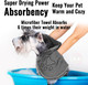 Microfiber Dog Towels For Drying Dogs, Super Absorbent, Soft And Quick Drying Pet Grooming Towel, 31Inch X 13Inch, Perfect Pets' Shower & Bath Supplies For Dog And Cat, Machine Washable, Grey Microfiber Dog Towels For Drying Dogs, Super Absorbent, Soft And Quick Drying Pet Grooming Towel, 31Inch X 13Inch, Perfect Pets' Shower & Bath Supplies For Dog And Cat, Machine Washable, Grey