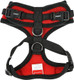 Authentic Puppia Ritefit Harness With Adjustable Neck, Red, Large
