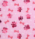 Pink Paw Print Keep Dogs On The Safe Side Of The Fence 10-13