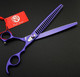 Purple Dragon 8.0 Inch Professional Pet Grooming Scissors - Dog Chunker Shears - Adult Animal Thinning Hair Shears For Pet Groomer Or Family Diy (Purple) Purple Dragon 8.0 Inch Professional Pet Grooming Scissors - Dog Chunker Shears - Adult Animal Thinning Hair Shears For Pet Groomer Or Family Diy (Purple)