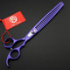 Purple Dragon 8.0 Inch Professional Pet Grooming Scissors - Dog Chunker Shears - Adult Animal Thinning Hair Shears For Pet Groomer Or Family Diy (Purple) Purple Dragon 8.0 Inch Professional Pet Grooming Scissors - Dog Chunker Shears - Adult Animal Thinning Hair Shears For Pet Groomer Or Family Diy (Purple)