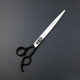Purple Dragon Professional 8.0 Flexible Lacquer Black Handle Pet Grooming Hair Cutting Scissor And Dog Chunker Shear - Japan 440C Stainless Steel Perfect For Pet Groomer (Cutting Shear) Purple Dragon Professional 8.0 Flexible Lacquer Black Handle Pet Grooming Hair Cutting Scissor And Dog Chunker Shear - Japan 440C Stainless Steel Perfect For Pet Groomer (Cutting Shear)
