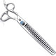 Purple Dragon 8.0 Left Handed Professional Pet/Dog Grooming Hair Cutting Scissors&Downward Curved Scissor &Chunker Shears With Bag - For Mancinism Pet Groomer Or Family Diy Purple Dragon 8.0 Left Handed Professional Pet/Dog Grooming Hair Cutting Scissors&Downward Curved Scissor &Chunker Shears With Bag - For Mancinism Pet Groomer Or Family Diy