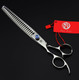 Purple Dragon 8.0 Left Handed Professional Pet/Dog Grooming Hair Cutting Scissors&Downward Curved Scissor &Chunker Shears With Bag - For Mancinism Pet Groomer Or Family Diy Purple Dragon 8.0 Left Handed Professional Pet/Dog Grooming Hair Cutting Scissors&Downward Curved Scissor &Chunker Shears With Bag - For Mancinism Pet Groomer Or Family Diy