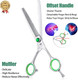 Purplebird 7 Inch Straight Dog Grooming Scissors Professional Pet Thinning Texturizing Shears Safety Noiseless Blunt Tip Trimming Shearing For Dogs Cats Japanese Stainless Steel Silver Purplebird 7 Inch Straight Dog Grooming Scissors Professional Pet Thinning Texturizing Shears Safety Noiseless Blunt Tip Trimming Shearing For Dogs Cats Japanese Stainless Steel Silver