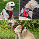 No Pull Dog Harness, Reflective Walking Dog Harness With Easy Control Handle And Front & Back Clips,Adjustable Breathable Soft Padded Dog Vest Harness For Large Medium Small Dogs,Red,Xl