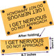 Dot Not Approach Nervous Dog Leash Sleeve Shy Rescue Leash Wrap Nervous Shy Dog (I Get Nervous Sleeve)