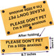 Please Don’T Pet I'M A Little Anxious Dog Leash Wrap Anxious Dogs Leash Sleeve (Little Anxious Sleeve)