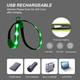 Led Light Up Dog Vest Harness Rechargeable, Soft Padded, Adjustable & Reflective Lighted Dog Harness Waterproof, Glow Dark Dog Light Harness For Camping Night Safety Walking, Medium Green Led Light Up Dog Vest Harness Rechargeable, Soft Padded, Adjustable & Reflective Lighted Dog Harness Waterproof, Glow Dark Dog Light Harness For Camping Night Safety Walking, Medium Green