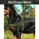 No Pull Dog Harness For Medium Large Dog, Reflective Escape Proof Adjustable No Pulling Dog Harness, Dog Harness Green M
